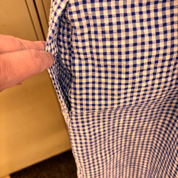 Old Navy Women's Fit & Flare Puff-Sleeve Seersucker All-Day Mini Dress XL - Picture 5 of 10